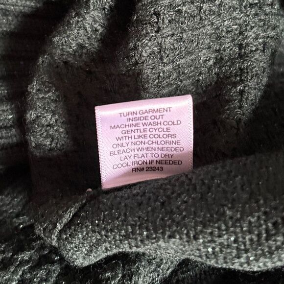 New York & Company Woman's Small Green Shimmer Cowl Neck Pullover Sweater #W - Picture 8 of 8